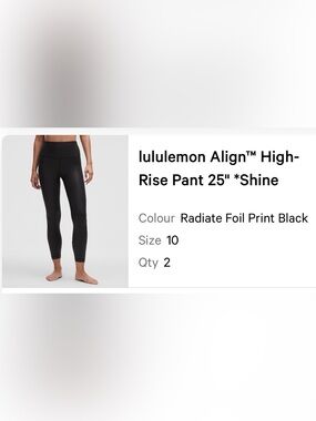 Lululemon Align Leggings w/o pockets